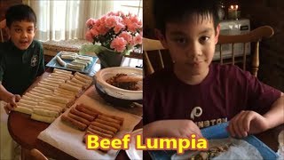 Philippine Lumpia Lumpiang Baka [upl. by Porush]