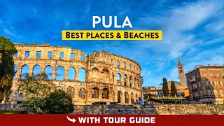 PULA Croatia Istria  Things To Do amp Best Beaches [upl. by Araeic]