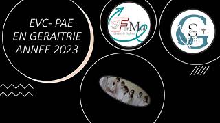 EVC PAE en Gériatrie A travers les Années 2009  2019 [upl. by Aldora137]