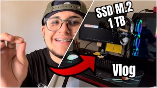 INSTALANDO SSD VLOG [upl. by Yerfej]