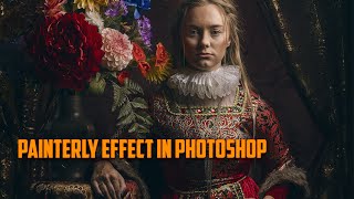 Painterly effect in Photoshop Retouching photo [upl. by Aubert]