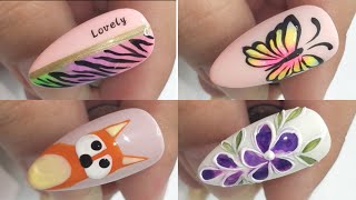 240 sizzling nail art design  nail art at home  normal nail art  amazing nail art 2024 [upl. by Anirba]