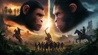 Kingdom of the Planet of the Apes  Explained in HindiUrdu Full Movie Explained [upl. by Aninaig271]