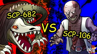 SCP682 vs SCP106 Two monsters come at the same time  Original Animated Series｜SCP Animation [upl. by Lamok]