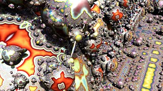 Fractal 17  Kleinian mod  3D 4K UHD stereoscopic video trip [upl. by Enimassej]