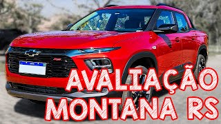 Avaliação NOVA CHEVROLET MONTANA RS 2023  MAIS CARA QUE A TORO E É A VERSÃO ESPORTIVA DA MONTANA [upl. by Dnomayd656]