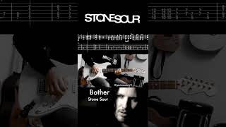 Bother  Stone Sour Guitar Lesson Tab amp Sheet on Screen [upl. by Castara]