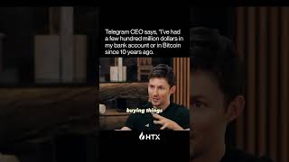 Telegram CEO invest in Bitcoin shorts shortvideo [upl. by Shannah69]