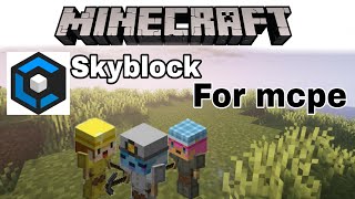 Hypixel Skyblock server for Minecraft PE craftersmc [upl. by Naimed]