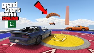 GTA 5  Parachute on Cars Overtime Rumble Adversary Mode Match Gta Online  Guy from Pakistan [upl. by Oiratno]