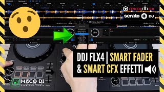 Come usare lo Smart Fader e Smart CFX sulla Pioneer Dj FLX4 Controller  Dimostrazione audio [upl. by Lirba]