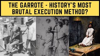 The Garrote  Historys Most BRUTAL Execution Method [upl. by Cupo]