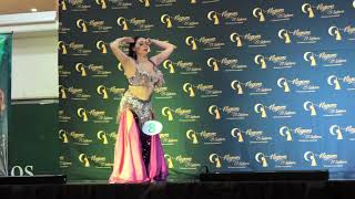 Belly Dance competition El Dunya Helwa 2022 1rst Place Professional  Cindy Ruiz  Perú  México [upl. by Launce]