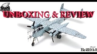 ZoukeiMura Heinkel He219A0 Uhu 132 SWS 6 Review amp Unboxing [upl. by Bathilda]