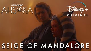 Anakin At The Seige of Mandalore  Star Wars Ahsoka Episode 5  Disney [upl. by Phylis81]