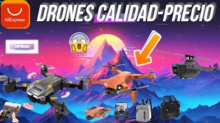 ✅🌟✨¡TOP 3 DRONES CALIDADPRECIO de ALIEXPRESS en 2024 🚁 ACTUALIZADO🚀😱 [upl. by Noe]