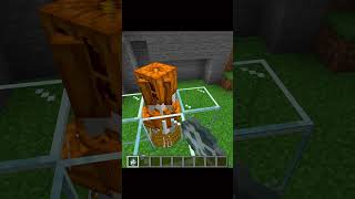 1000 Snow Golems VS Stalagmite☠️ minecraftshorts minecraft minecrafttrends stalagmites gaming [upl. by Garlen]