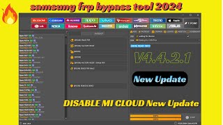 New tool update fix V4421  SAMSUNG FRP BYPASS 2024  MI Unlock tool  xiaomi mi cloud [upl. by Roze]