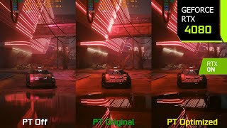 Cyberpunk 2077 Optimized Path Tracing Mod v50  Up to 40 More FPS  RTX 4080 4K 1440p DLSS 37 FG [upl. by Annaear]