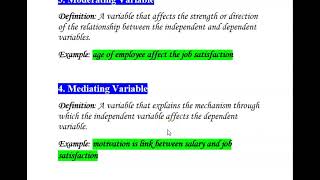 what is variable types of variable business research methods unit 4 bbm bba bim bbs [upl. by Chauncey]