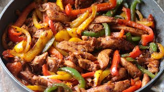 chicken fajita recipe  best Mexican fajita recipe  Mexican fajitas rice and fajita wrap recipe [upl. by Grenville]