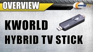 Newegg TV KWorld Hybrid TV Stick UB445U2 USB 20 Interface Overview [upl. by Aivalf]