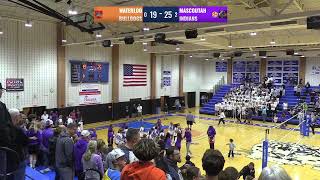 IHSA VOLLEYBALL 3A Sectionals 2 Waterloo vs 1 Mascoutah [upl. by Arlina]