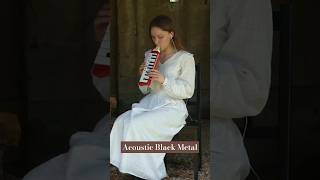 Autolysia  Honeysting  Acoustic Black Metal Playthrough Solo shorts onewomanblackmetal [upl. by Sydalg539]