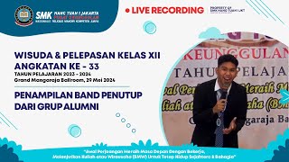 PENAMPILAN BAND PENUTUP DARI ALUMNI DLM RANGKA ACARA WISUDA amp PELEPASAN SISWA KELAS XII TP 20232024 [upl. by Clarinda]