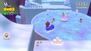 Super Mario 3D World  Monde 31 quotParc Boule de neigequot  Gameplay HD 1080p [upl. by Aremus]