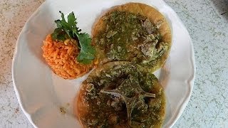 carne de puerco en salsa verde [upl. by Newlin631]