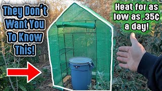 They Dont Want You To Know About This Low Cost Walk In Heated Greenhouse With Built In Shelves [upl. by Liebowitz]