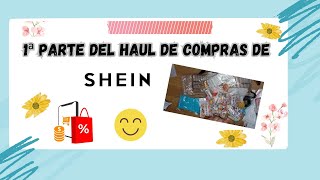 1º parte mega haul shein compras manualidades scrapbooking [upl. by Elvina163]