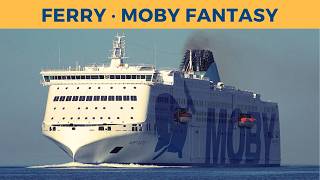 Arrival of ferry MOBY FANTASY Olbia Moby Lines [upl. by Elreath]