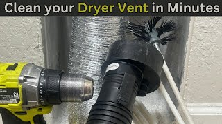 Easy Way To Clean your Dryer Vent [upl. by Yrian]