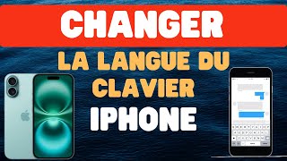 Comment changer la langue du clavier sur iPhone [upl. by Joh]