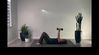 Dumbbell Floor Chest Fly [upl. by Mani]