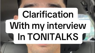 Clarification sa interview ko Julius Manalo sa Toni talks Toni Gonzaga enforcer findingmom [upl. by Melliw]