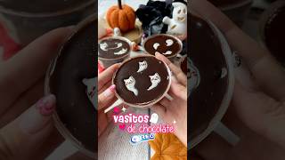 Vasitos de chocolate 🖤 receta recetasdepostres [upl. by Pandora219]