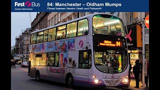 First Manchester 84 service between Newton Heath and Failsworth [upl. by Delogu566]