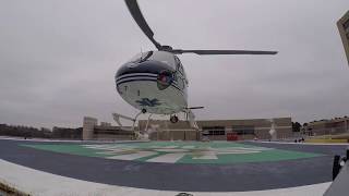 MedEvac Helicopter Critical Care Flight AS350 [upl. by Ainegue]