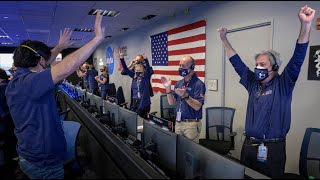 NASA Perseverance Rover Lands Safely On Mars  FULL LANDING SEQUENCE [upl. by Langsdon]