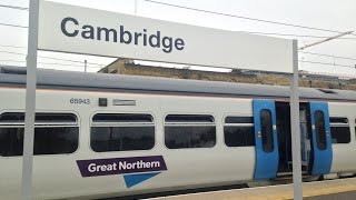 Great Northern Class 365 London Kings Cross to Cambridge semifast [upl. by Pell]