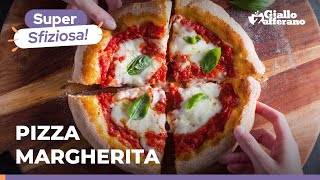 PIZZA MARGHERITA – la ricetta perfetta per prepararla a casa come in pizzeria 🍕💘😍 [upl. by Karas145]