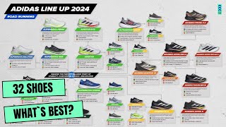 adidas Running shoes lineup Scheme and Explanation 2024 [upl. by Branham480]