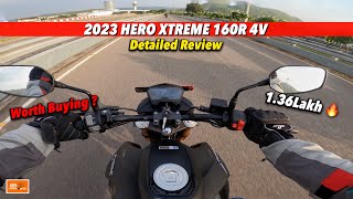 Hero Xtreme 160R 4V New Model 2023 Detailed Review  SR Motoworld [upl. by Nnaylime]