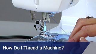 Brother Sewing Machine How to Thread Mechanical and Automatic Machines [upl. by Ruthy]