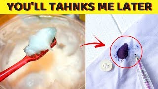 Simple Way to Remove Ballpoint Ink from Clothes – Best Laundry Tip [upl. by Granville]