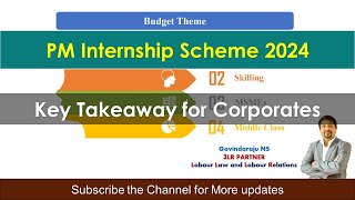 PM Internship Scheme 2024  Key Takeaway for Corporates [upl. by Ellerehc]