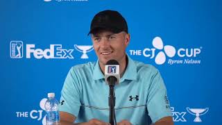 Jordan Spieth Wednesday Press Conference 2024 THE CJ CUP Byron Nelson [upl. by Nisotawulo]